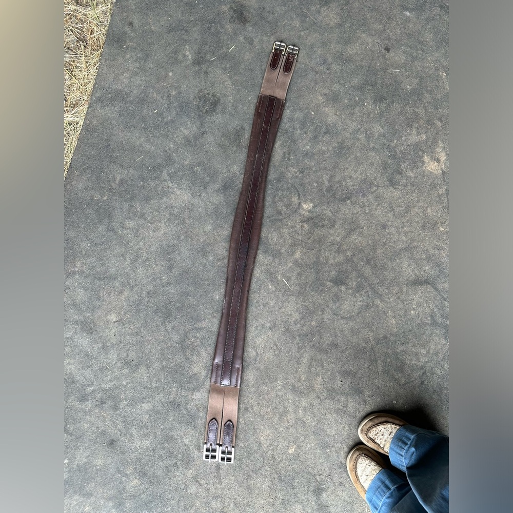 Brown Leather Horse Girth